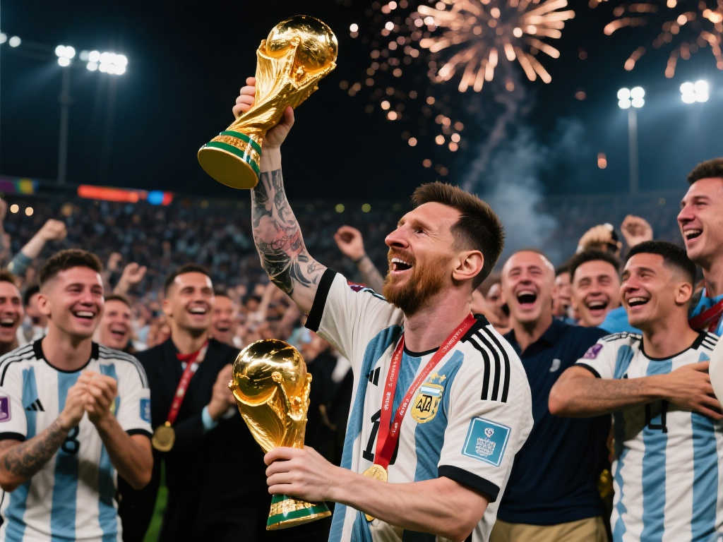 梅西世界杯夺冠领奖精彩瞬间回看 梅西世界杯夺冠领奖精彩瞬间回看